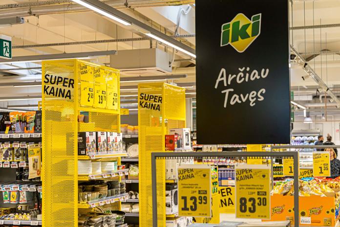 IKI parduotuvėse - didžiulės nuolaidos prekėms.